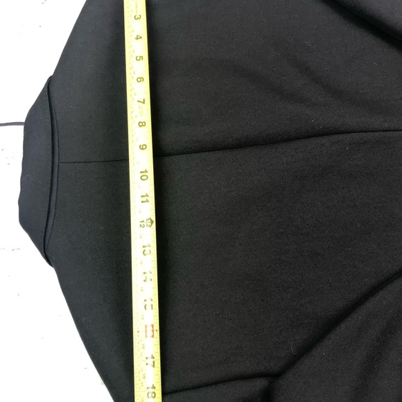 ZARA MAN Mens Sz 46 Black BlazerJacket Sports Coat Tailored Fit 2Button Front - Picture 14 of 15